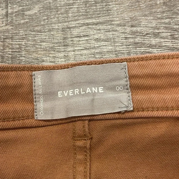 Everlane - The Sim Leg Crop - Brown/Tan - Size 00 - Good Condition!! - Picture 10 of 14